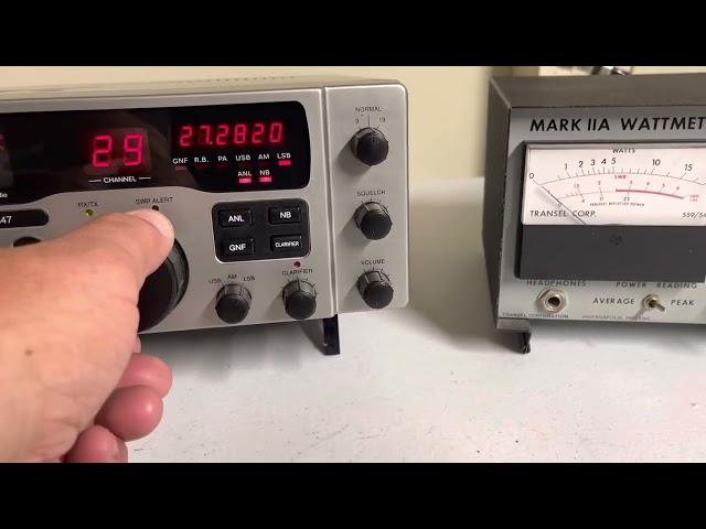 GALAXY DX-2547 AM/SSB CB BASE STATION DEMO