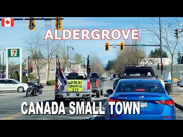 Canada Small Town - Life in Langley Township ALDERGROVE British Columbia on April 2024