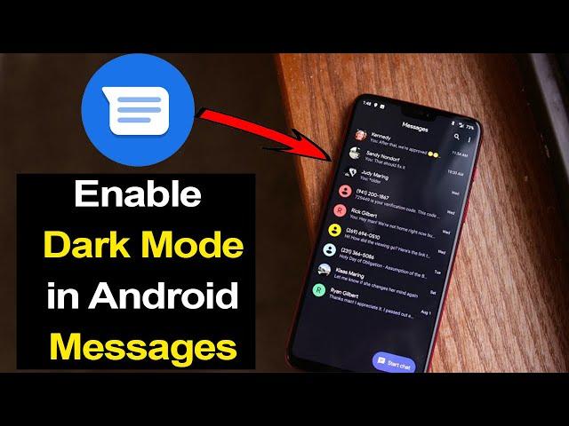 How to Enable Dark Mode in Android Messages?