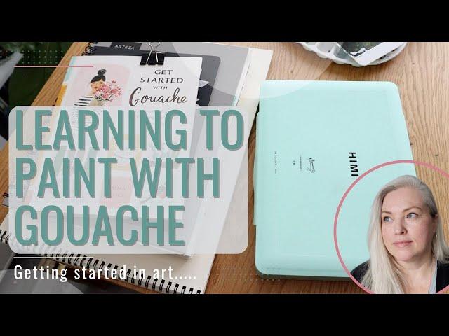 How I learned to use gouache as a new artist. Getting started in art. Learn to paint with gouache.