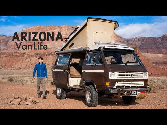 Camping in the Arizona Desert - VANLIFE