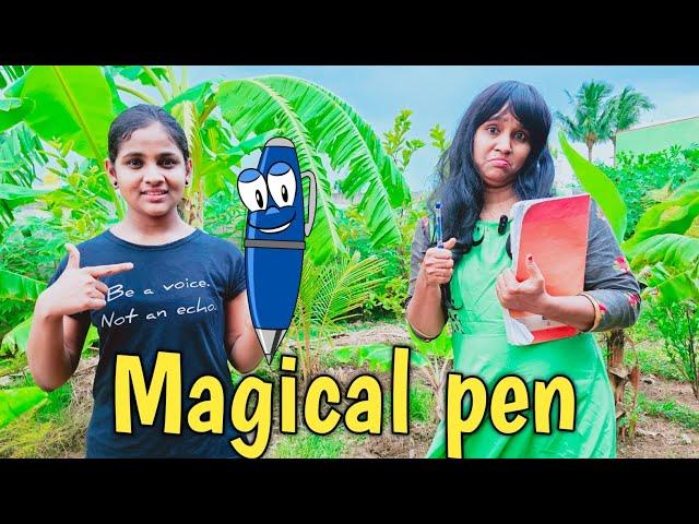 Monika with Magical pen  🪄  | comedy video | funny video | Prabhu sarala lifestyle