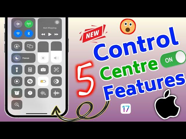 5 Useful Control Center New Features You MUST Have on Your iPhone [2024]