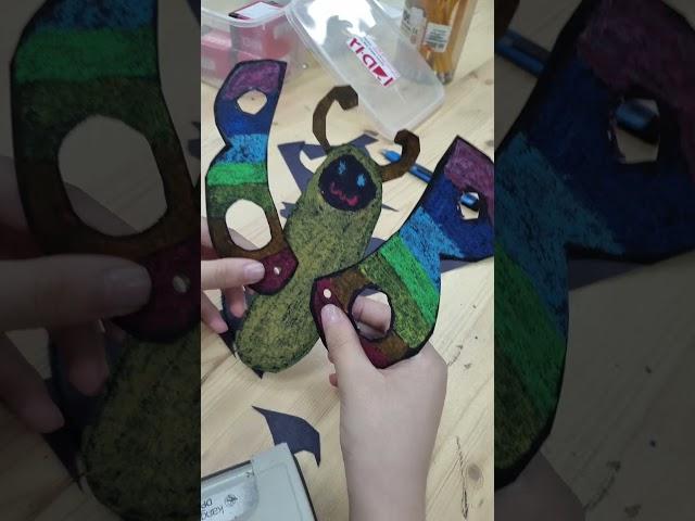 יצירת אומנות פרפר נחמד #יצירה #יצירות