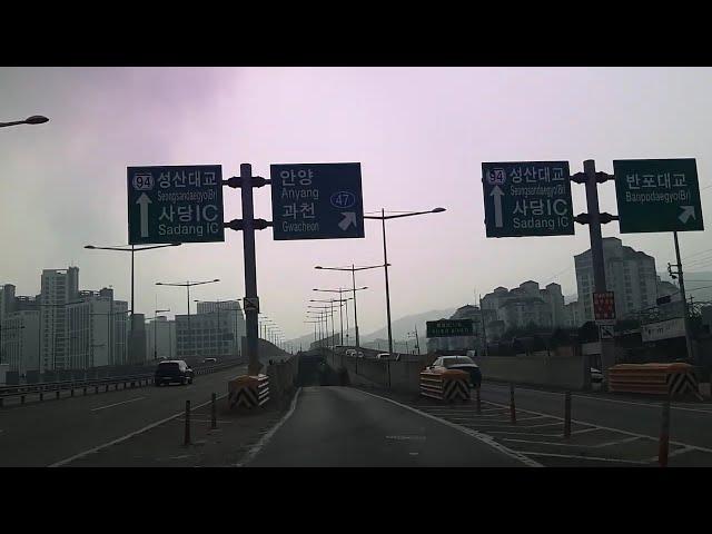 jkp ctv 염곡동서지하차도 강남순환로 우면산터널 Yeomgok-dongseo Underpass Gangnambeltway