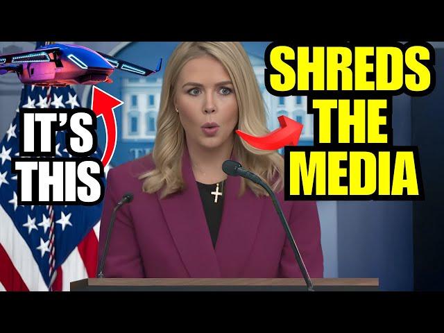 New Trump Press Secretary Savagely Shreds The Media And Reveals Drones