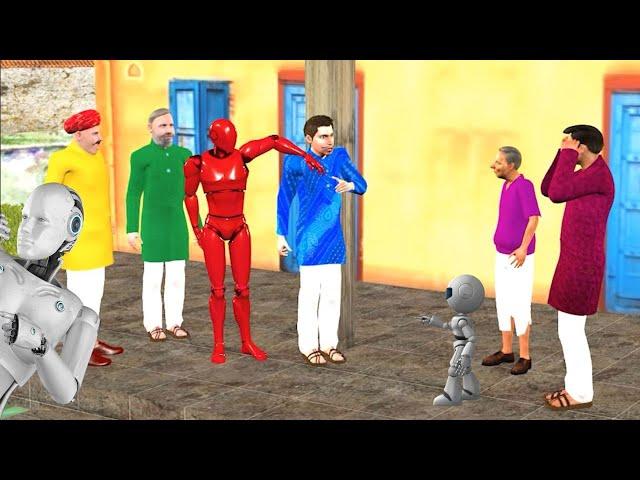 Village Boy Robot IntellIigent Man - Hindi Kahaniya | Moral Stories | Bedtime Stories |