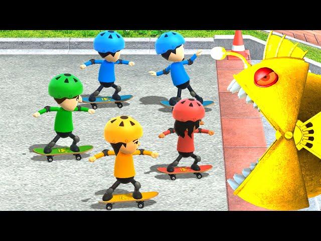 Wii Party U Minigames Dojo Domination King Boo Gameplay ( Master Difficulty )