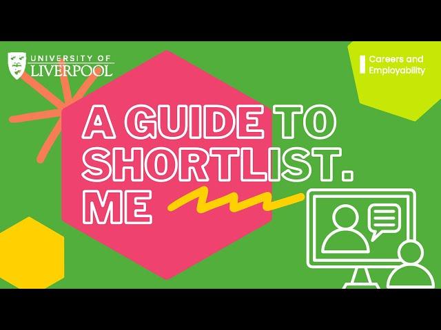 A guide to Shortlist Me