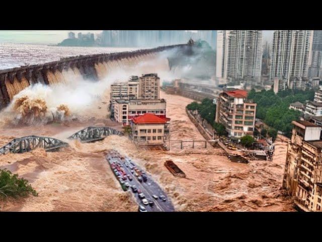 Evacuation in China Failed! Rivers overflowed and the dam broke, Zhengzhou underwater