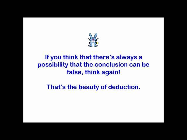 1. DEDUCTION (Critical Thinking & Informal Logic)