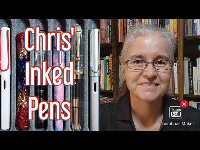 Chris' Inked Pens - July 2024 Letter Writing Pens!