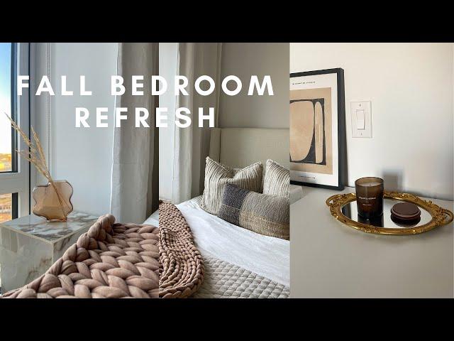 Mini Bedroom Makeover for Fall | Decor Haul & more!