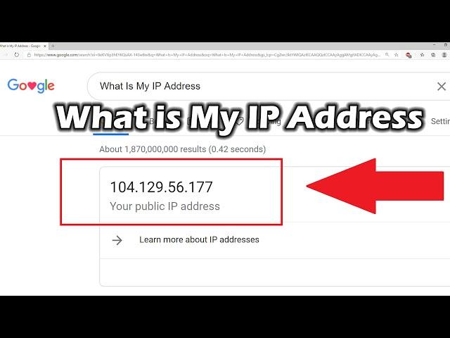 What is my IP address