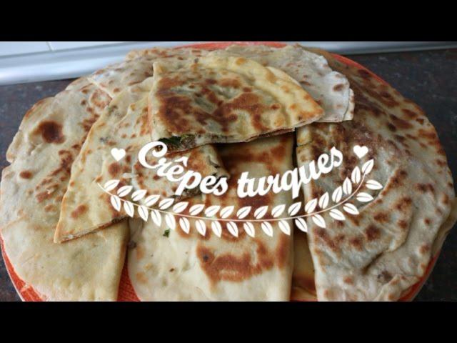 Cuisine algérienne : Crêpes turques (الفطائر التركية ) - Matbakh kamar