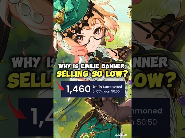 Why Emilie Banner Selling So Low? - Genshin Impact