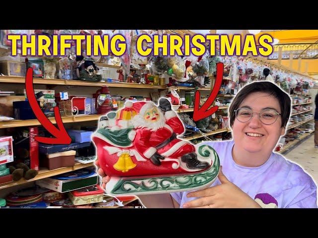 Yes, You Can STILL Find This At The Thrift!  Vintage Christmas Decor Thrifting Is HERE!