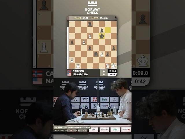 LAST MOMENTS of CRAZY Hikaru vs Magnus GAME in 2025 Norway Chess