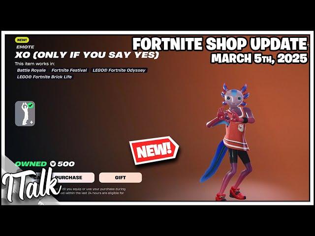 *NEW* AXO RECOLOR & XO EMOTE! Fortnite Item Shop [March 5th, 2025] (Fortnite Chapter 6)