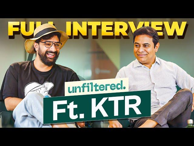 Unfiltered by Samdish ft. K. T. Rama. Rao (KTR) | Telangana Elections Special