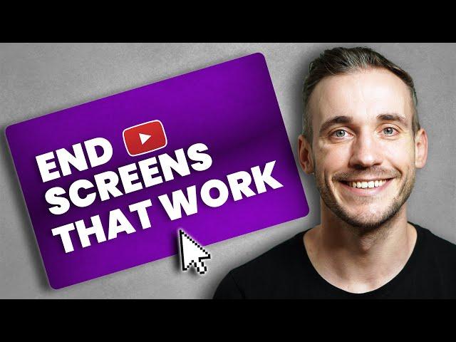 How to add END SCREENS to YouTube videos - GET MORE CLICKS