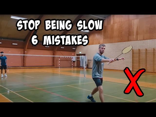 6 REASONS on WHY YOU ARE SLOW IN BADMINTON