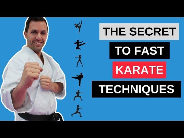 Karate Class: QUICK TIP – How to Create Fast Karate Techniques