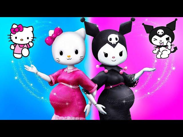 Hello Kitty và Kuromi Trở Thành Mẹ / 31 Mẹo Tự Làm LOL OMG