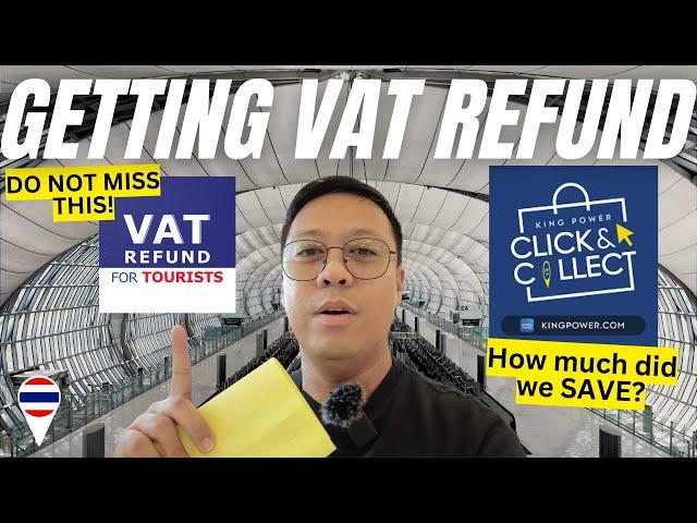 Bangkok VAT REFUND in Thailand! Is CLICK & COLLECT worth it? Bangkok Vlog 2024