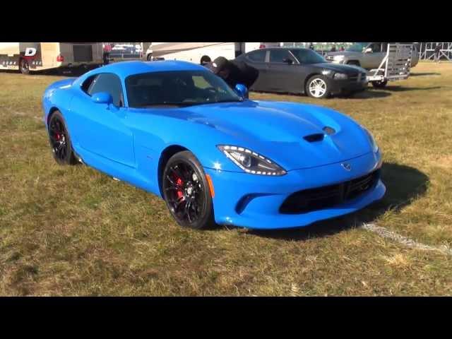 Competition Blue Dodge Viper GTS - Start Up, Acceleration, Walk Around