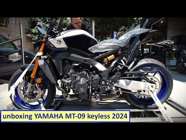 Unboxing YAMAHA MT-09 SP keyless motorcycle 2024