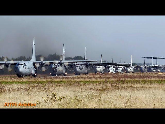 [4K] 2nd Wave "Market Garden 80 years" Memorial Flight - Eindhoven Air Base 2024