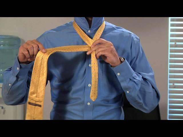 How To Tie and Dimple your Necktie (Half Windsor)