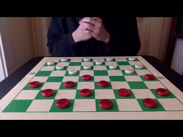 How to play the most restrictive variation in Old Fourteenth checkers opening