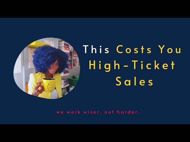 WHY You're Not Confidently Selling Your $100K High-Ticket Coaching Offers