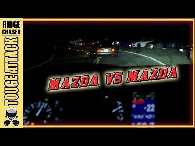 TOUGE BATTLE 峠 Midnight Outrun (MZ3) vs nitemoves.mp4 (NA Miata)