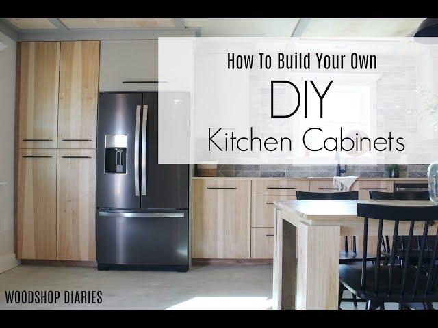 How to Build Your Own DIY Kitchen Cabinets--Using Only Plywood!