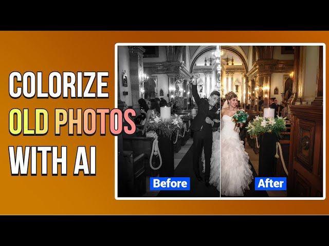 Colorize black and white old photos with AI