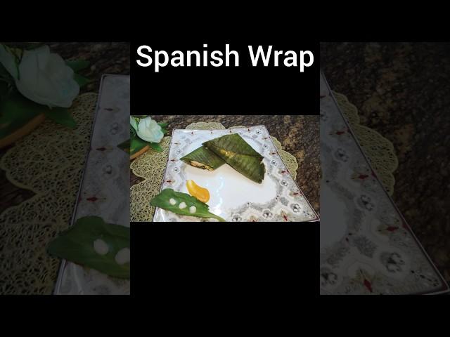 Spanish Chicken Wrap Recipe #foodshorts #viralshort #wrap #recipes