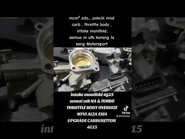Myvi Axia Oversize throttle body by powerzone #powerzone #myvi #axia #oversizethrottlebody #4g15