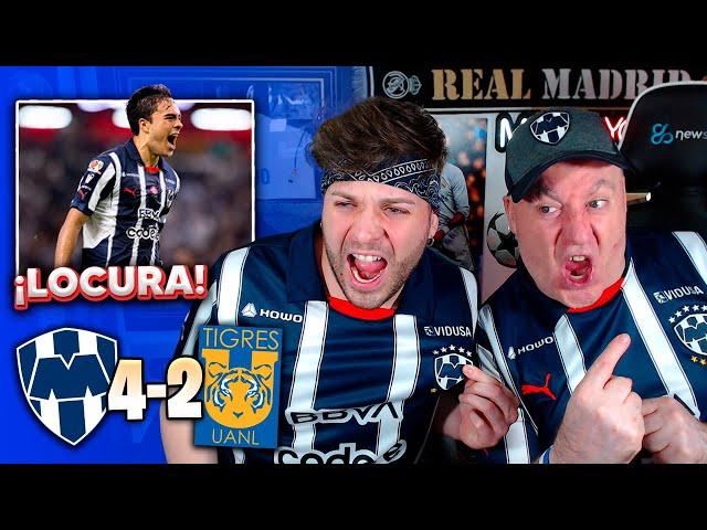 ESPAÑOLES REACCIONAN al MONTERREY 4-2 TIGRES | Liga MX APERTURA 2024