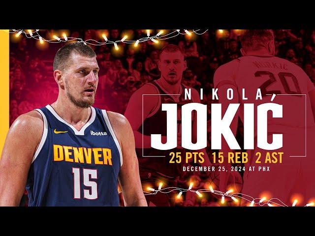 Nikola Jokić Full Christmas Game Highlights vs. Suns  | 12/25/24