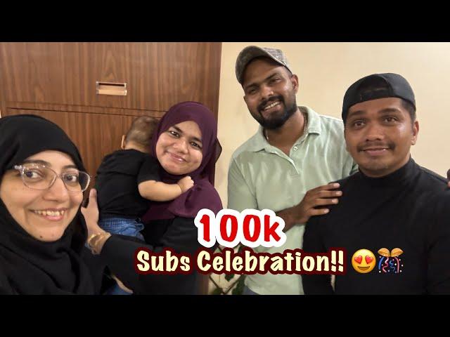 Mini Celebration for @RahidsolkarVlogs bhai’s 100k Subscribers  | Meenaz Khalfe