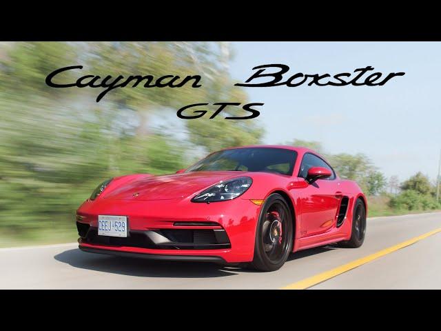 2018 Porsche 718 Cayman GTS vs Boxster GTS Review