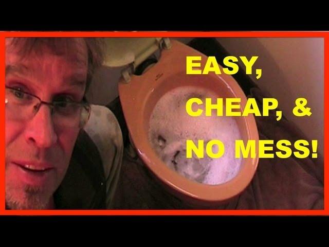 How to Unclog a Toilet - Clogged toilet TRADE SECRET!