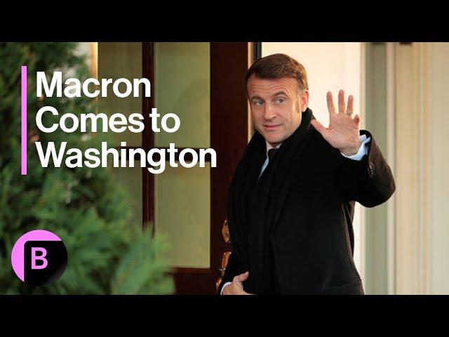French President Emmanuel Macron Visits Trump to Talk Ukraine