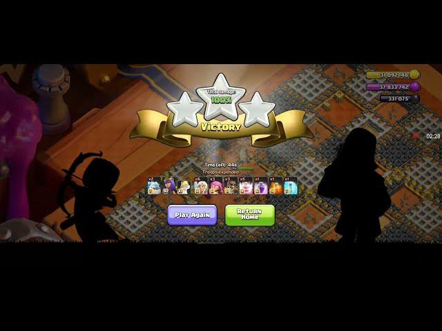 Clash of Clans : Chess Queen Gambit 3 star