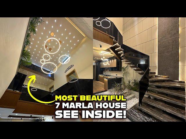 7 Marla Luxury House Tour | Rooftop BBQ, Mezzanine & For Sale in Bahria Town Islamabad