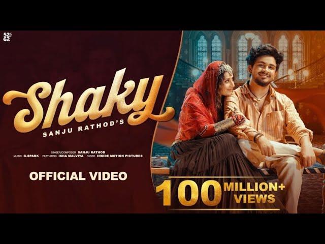 Shaky Shaky Song | Sanju Rathod | Isha Malviya | Official Video | G-Spark | New Marathi Song