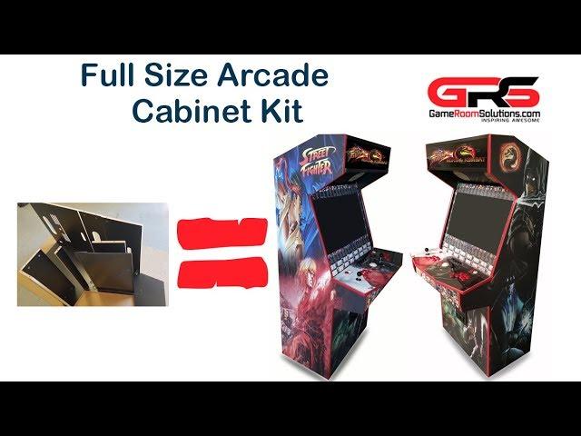 GameRoomSolutions com Full Size Arcade Cabinet Kit for 32 TV